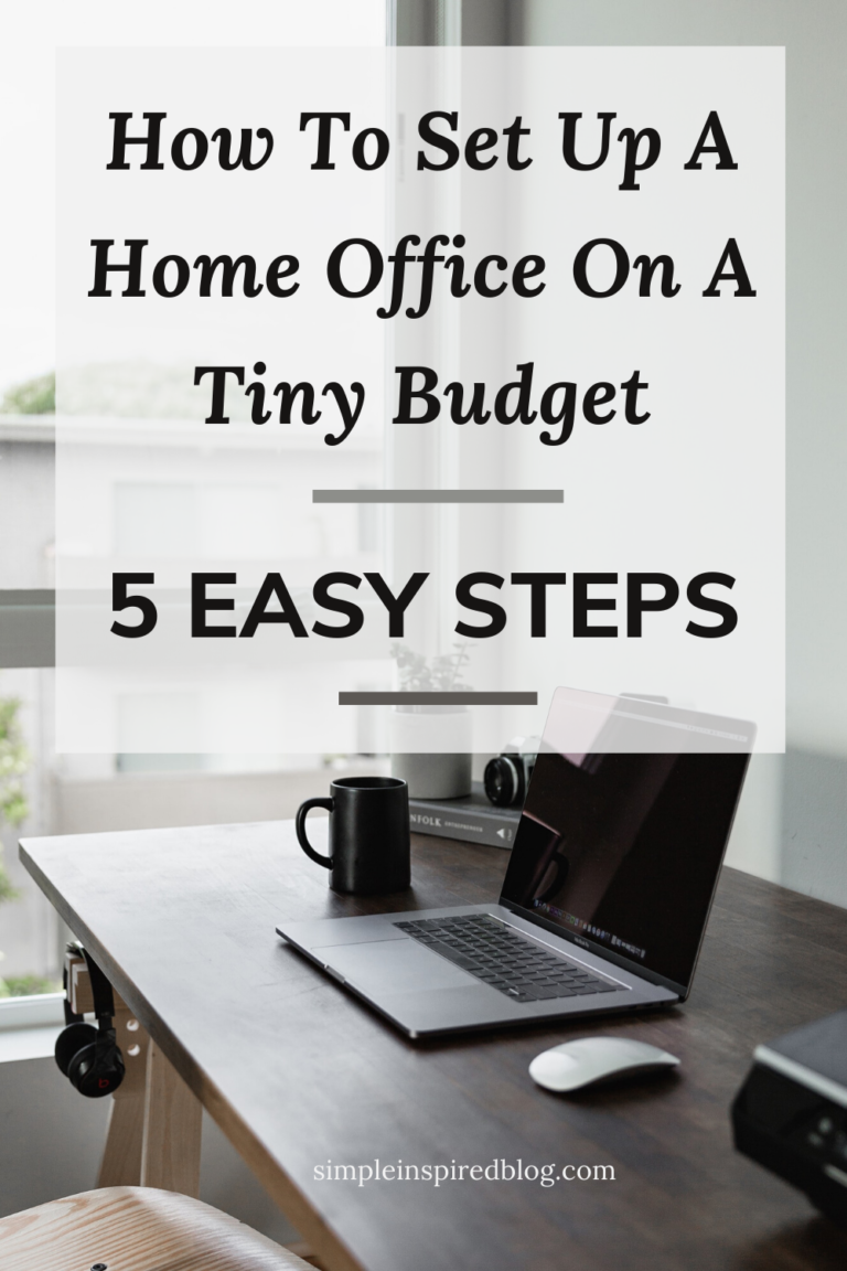 How To Set Up A Home Office On A Tiny Budget