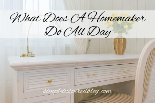 Read more about the article What Does A HOMEMAKER Do All Day